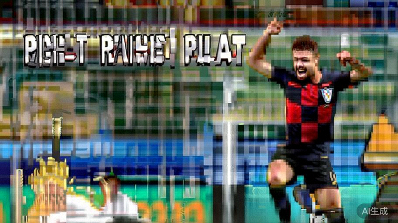 四分之一决赛巴西对阵克罗地亚，克罗地亚球员庆祝加时赛打入反超进球瞬间