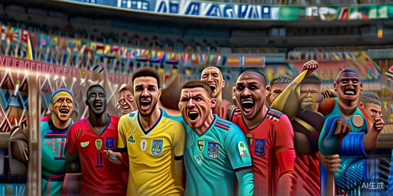 通过预选赛首次晋级2026世界杯的球队球员激动落泪，庆祝历史性时刻