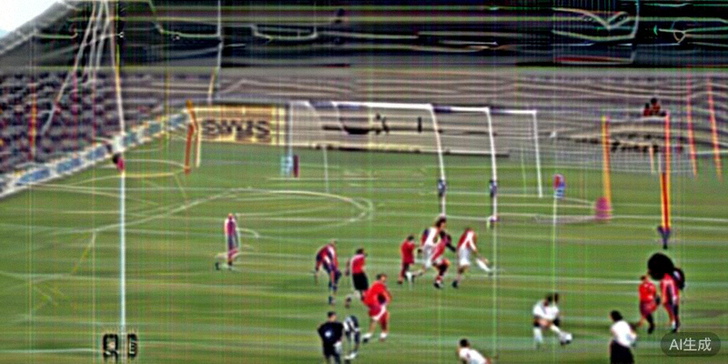 英格兰队在欧洲杯比赛中组织进攻的赛场瞬间，贝林厄姆带球突破