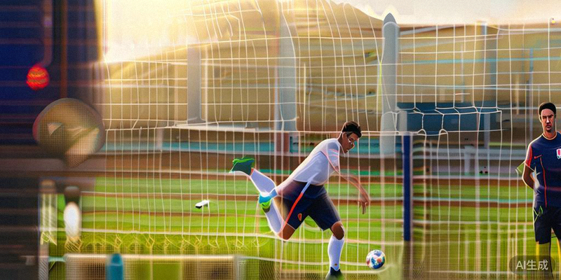 韩国队训练中，队长孙兴慜与李刚仁进行射门练习，克林斯曼在场边观察