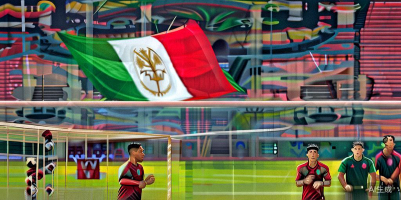 墨西哥队在阿兹特克体育场进行训练，气氛热烈，老将奥乔亚指导年轻门将