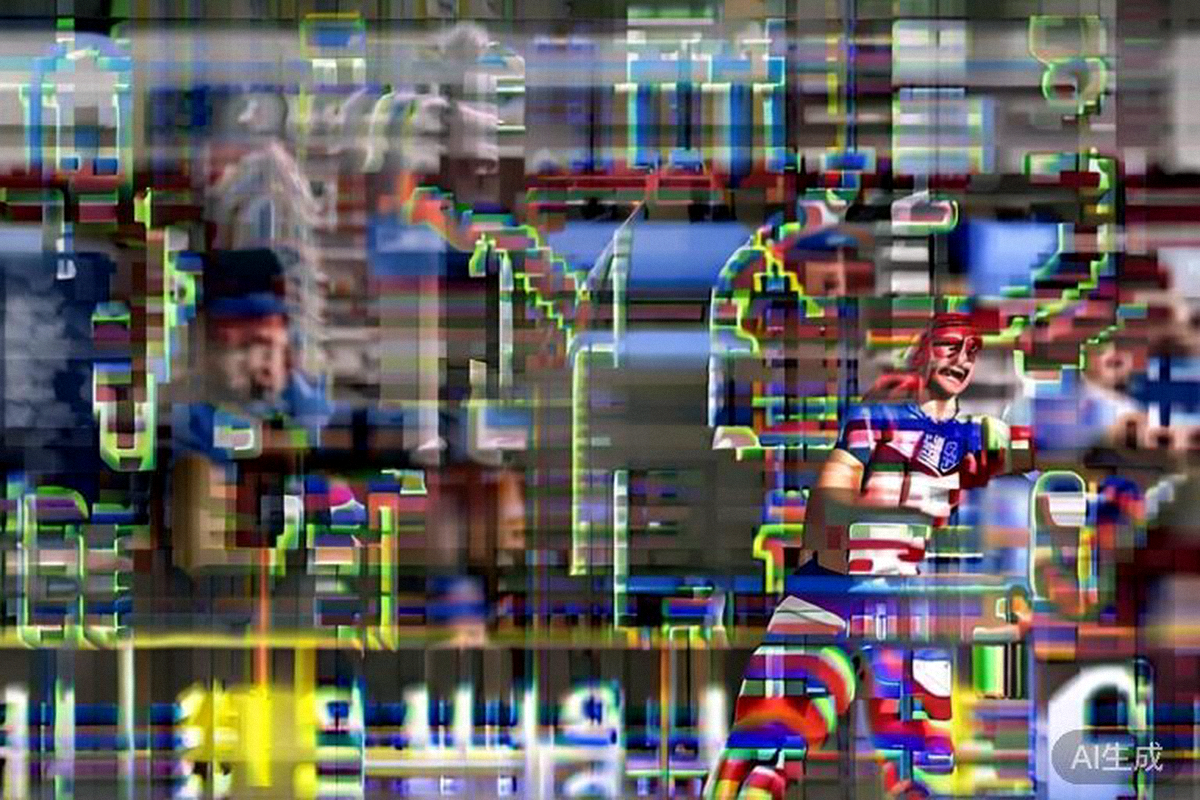 美国队球星克里斯蒂安·普利西奇在打入揭幕战首球后激动奔跑庆祝，队友纷纷上前拥抱