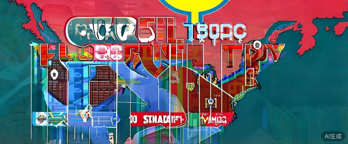 地图展示2026年世界杯在美国、加拿大和墨西哥的16个主办城市分布