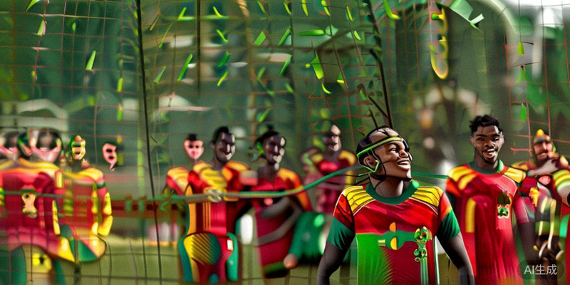 塞内加尔队球员在户外进行团队建设活动，气氛欢乐融洽