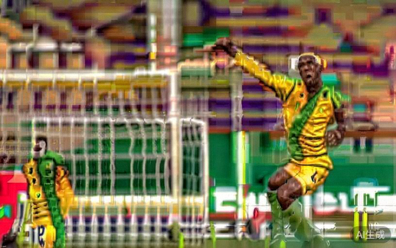 非洲区预选赛小组赛中，塞内加尔队球员在进球后跳起标志性的庆祝舞蹈