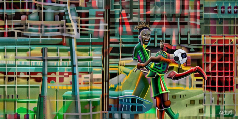 非洲区世预赛激烈场面，塞内加尔与摩洛哥球员激烈拼抢