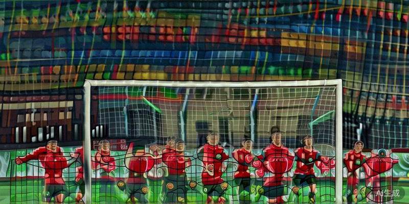 德国国家队在欧锦赛比赛中组织进攻的赛场瞬间