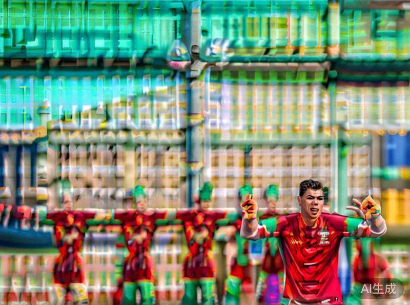 葡萄牙国家男子足球队领袖C罗在训练中激励年轻队友