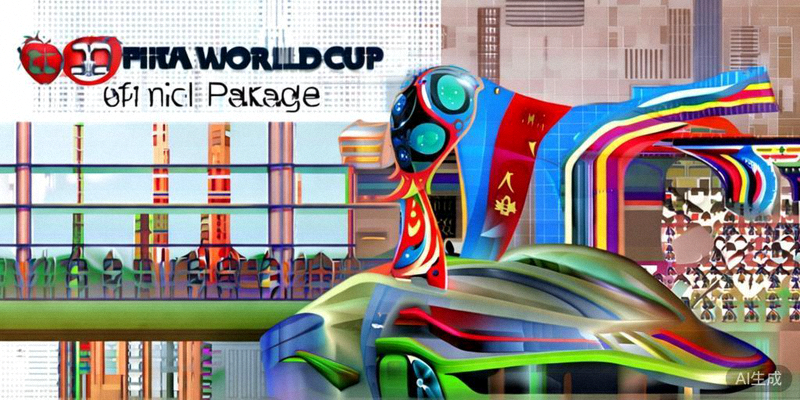 2026世界杯官方款待与旅行套餐宣传图，包含酒店、交通和观赛体验