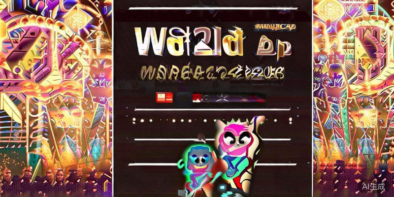 2026世界杯官方会徽、吉祥物在盛大发布会上揭晓的瞬间