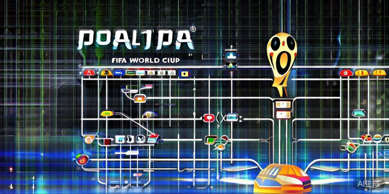 2026世界杯淘汰赛阶段树状晋级图，从十六强延伸至冠军奖杯