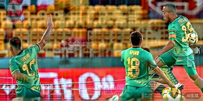 澳大利亚国家男子足球队在亚洲区预选赛进行高强度身体对抗