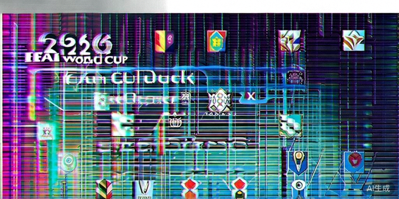 2026世界杯参赛球队指南手册封面，印有各队徽章