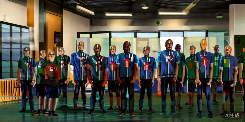 几位入选2026世界杯执法名单的国际级裁判在培训中合影