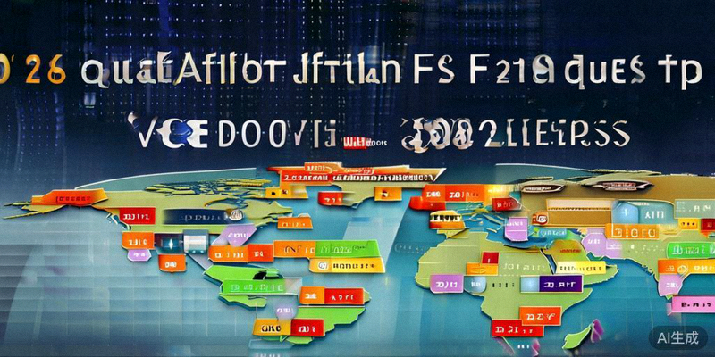 世界地图显示各洲足联2026世界杯预选赛出线名额分配情况