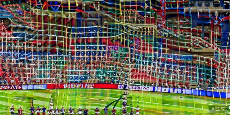 中北美区预选赛，美国队与墨西哥队的国家德比，球场座无虚席