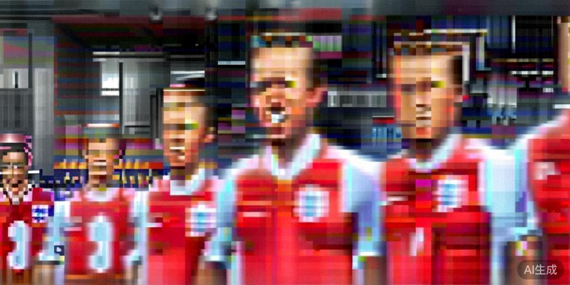 英格兰队赛前合影，凯恩、贝林厄姆、萨卡等球星站成一排