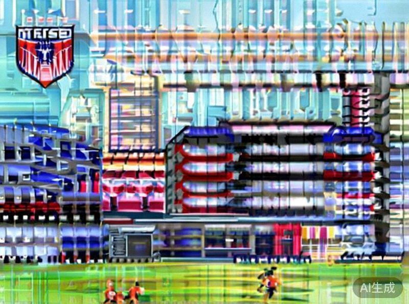 美国国家男子足球队作为东道主之一在新建成的体育场内进行适应性训练