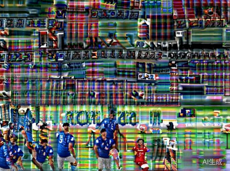 2026世界杯八分之一决赛在阿兹特克体育场进行，客队球员在严密防守下寻找进攻机会的激烈场面