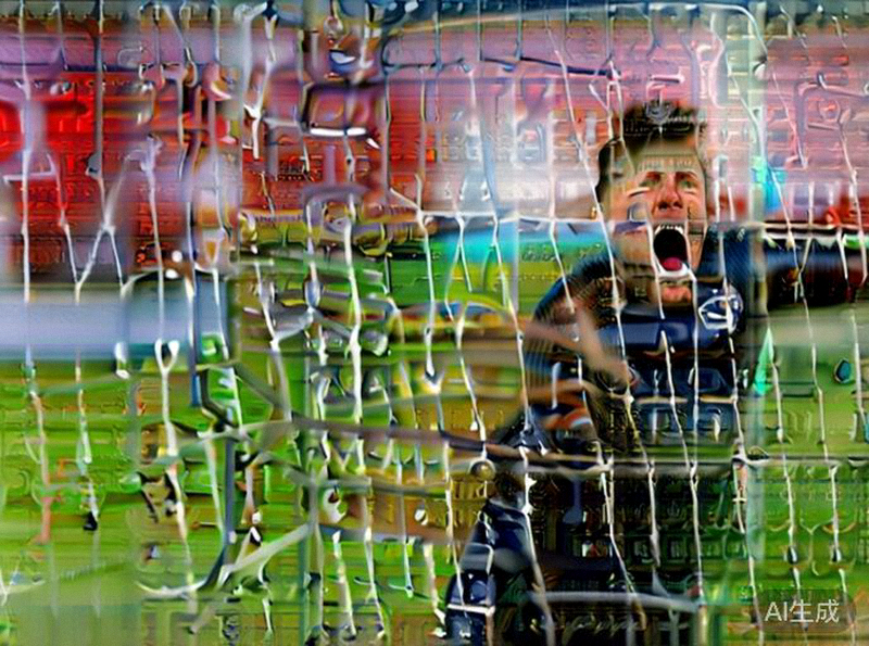 2026世界杯四分之一决赛点球大战紧张时刻，守门员扑出关键点球后振臂高呼的特写镜头