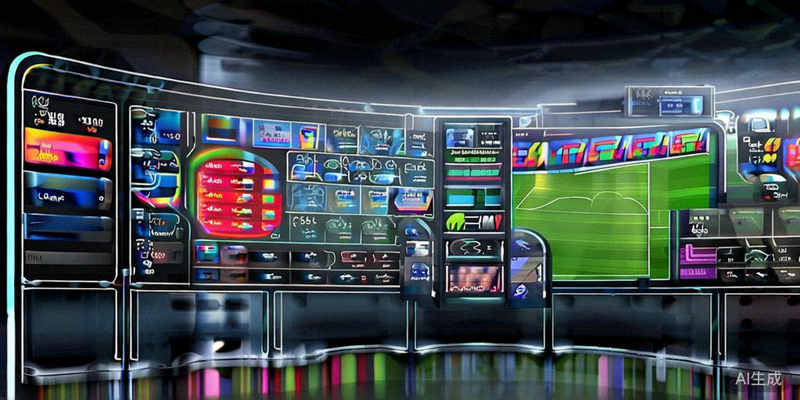 2026世界杯实时比赛追踪界面大屏幕显示多场比赛同时进行的比分和数据统计
