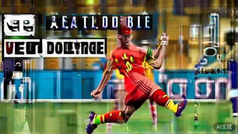 比利时队对阵日本队的比赛中，德布劳内送出助攻的瞬间