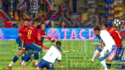 西班牙与意大利在2026世界杯小组赛中激烈拼抢中场控制权的比赛场景