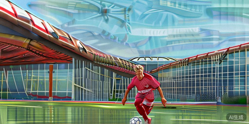 作为东道主之一的加拿大队在新建体育场进行适应性训练，阿方索·戴维斯带球突破