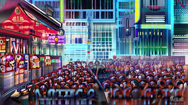 2026世界杯期间，全球各地球迷在广场、酒吧等公共场所聚集观看小组赛焦点战的热闹场景