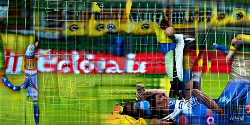 阿根廷与巴西两队球员在以往比赛中激烈拼抢的经典瞬间