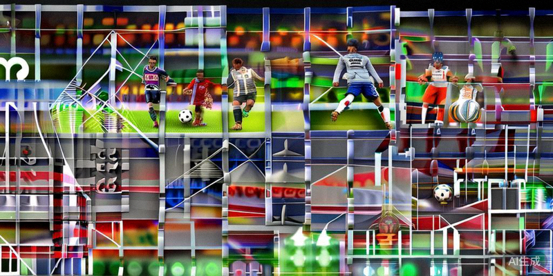 几位来自不同国家的年轻足球天才在各自俱乐部比赛中精彩表现的拼贴图
