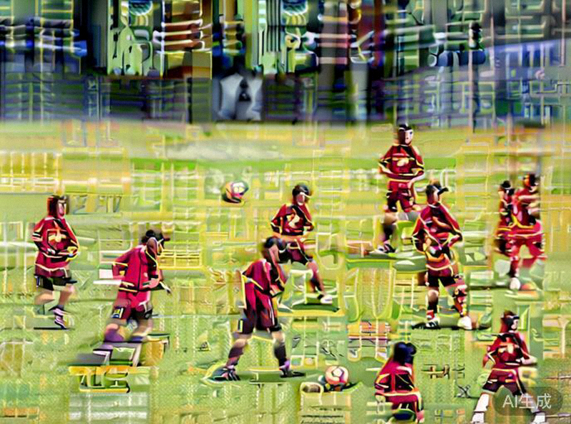 西班牙队在进行传控战术训练，球员们进行快速的三角传递