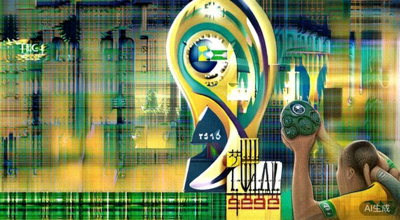 2026世界杯决赛巴西对阵法国，巴西队球员在夺冠后激动庆祝的场面