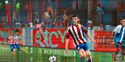 英格兰队球员在比赛中带球突破，防守球员紧追不舍