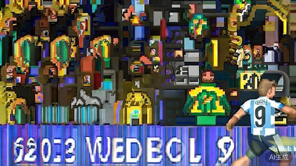 2026世界杯小组赛阿根廷对阵巴西比赛中，梅西带球突破巴西后卫的瞬间，现场气氛热烈