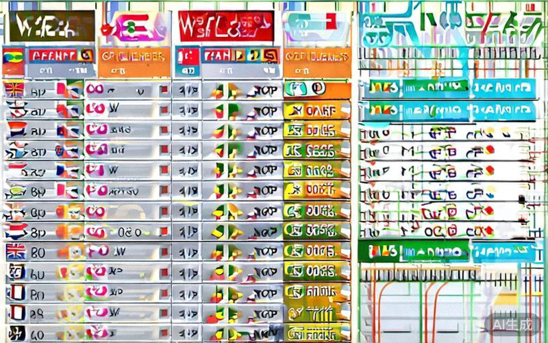 世界杯预选赛各大洲积分榜和出线形势分析图