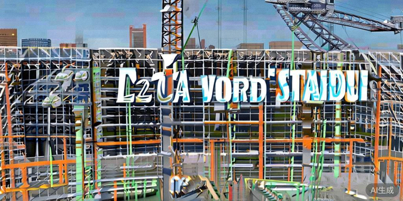 建设中的2026世界杯体育场最新航拍照片，显示工程进展顺利