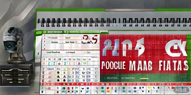 标记有焦点战和决赛的2026世界杯赛程日历特写