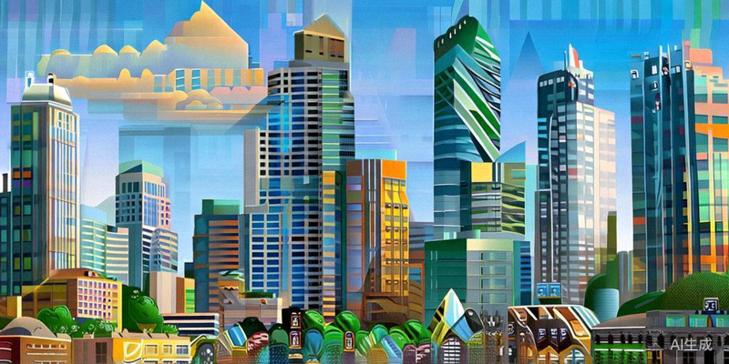 加拿大多伦多、温哥华以及墨西哥墨西哥城、瓜达拉哈拉的城市风光