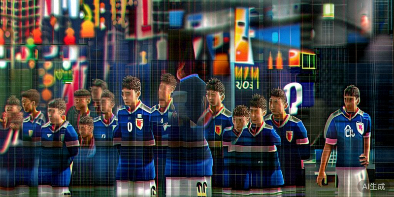 日本队赛后向球迷致谢，团队纪律严明，作风顽强