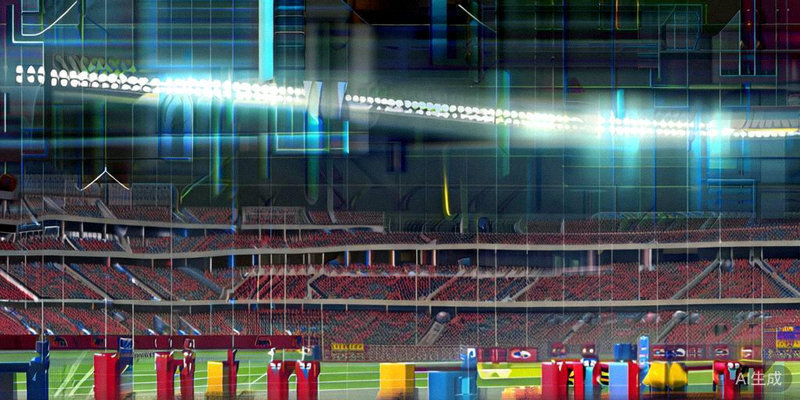 亚洲区预选赛中，日本队与韩国队激烈比赛的场景