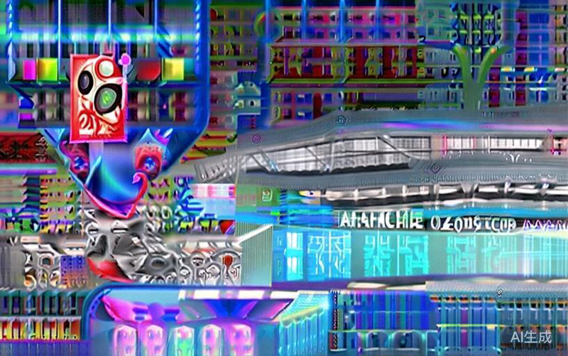 洛杉矶索菲体育场夜晚灯光璀璨的穹顶和外部景观