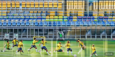 巴西国家队在训练基地进行高强度战术演练，备战2026世界杯