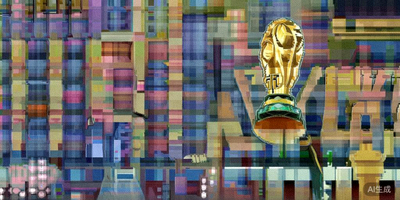 法国队队长洛里在颁奖典礼上高举大力神杯，全队欢庆胜利