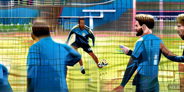 卫冕冠军阿根廷队训练备战2026世界杯，梅西与队友交流