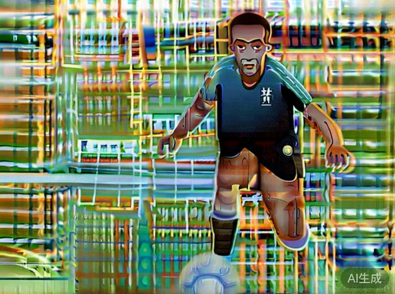 一名伤愈复出的球员在训练中完成高强度射门练习