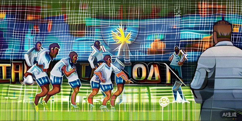 阿根廷国家队在训练中，队医正在场边关注球员身体状况