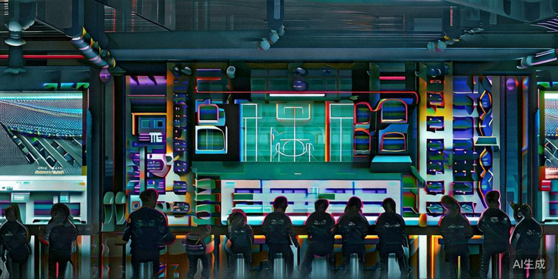 西班牙国家队教练组在战术分析室研究对手比赛录像