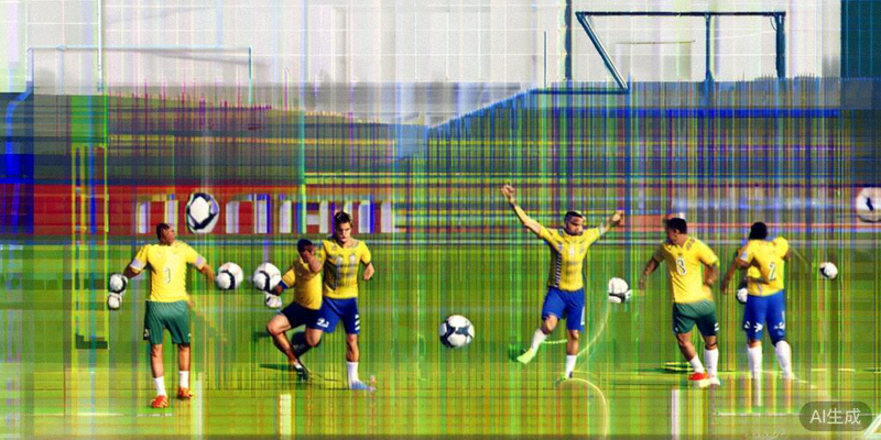 巴西国家队在阿尔加维训练基地进行高强度战术演练，主教练蒂特指导球员跑位