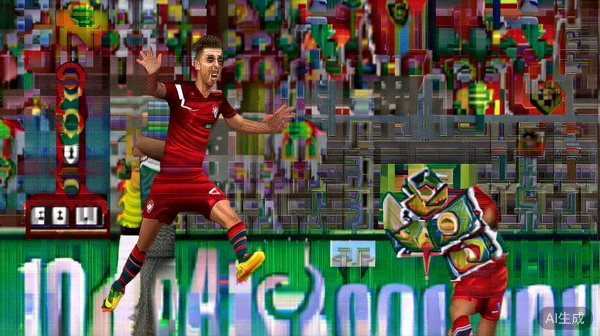 2026世界杯葡萄牙对阵荷兰的1/8决赛中，葡萄牙球员在加时赛绝杀后疯狂庆祝的激动场面